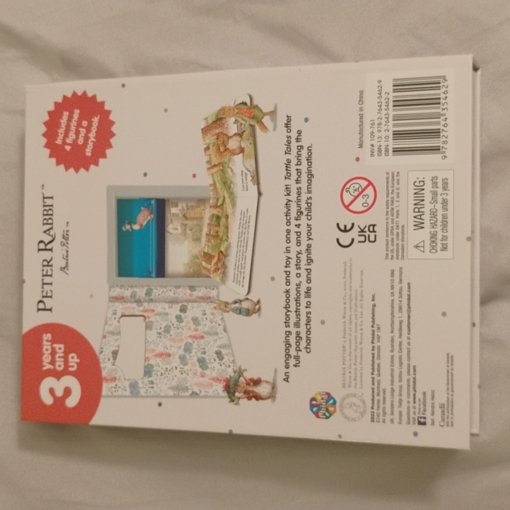 New Peter Rabbit figurines and a storybook - Picture 2 of 3